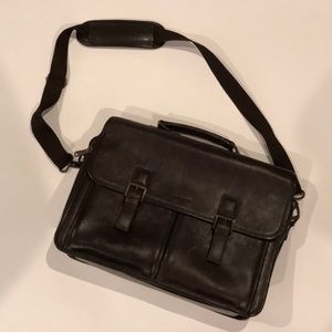 Samsonite leather laptop bag